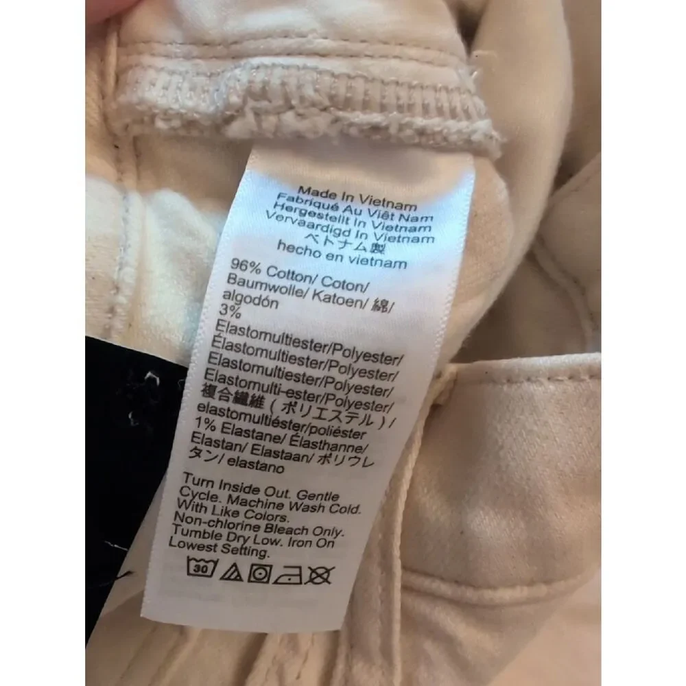 NWT J. Crew Slim Barrel Jean Ecru Beige White Petite Size 29